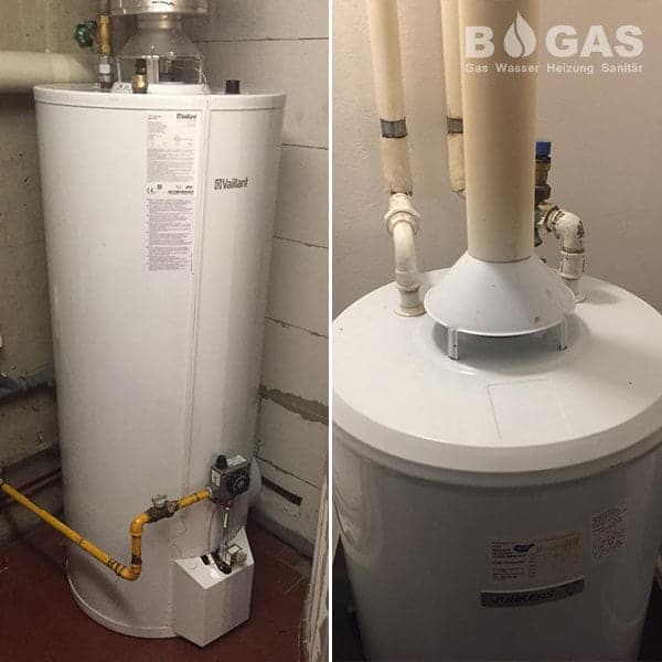 Referenzen Gas-Warmwasserspeicher Installation 2